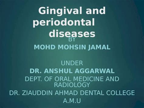 PPT Gingival And Periodontal Diseases DOKUMEN TIPS