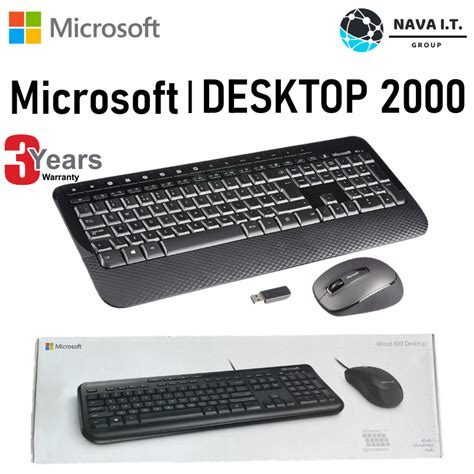 Microsoft Wireless Keyboard Desktop 2000 Unboxing And 59 OFF