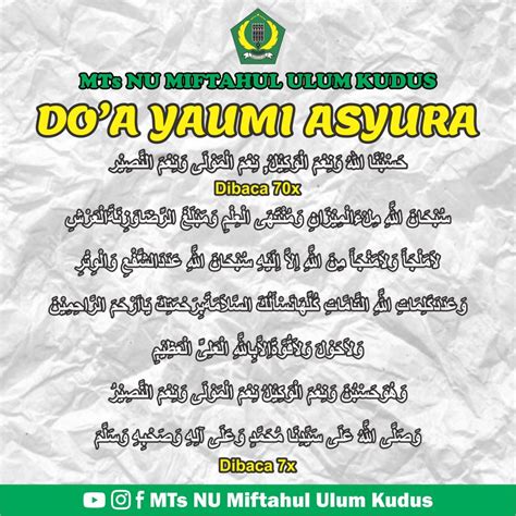 AMALAN DAN DOA DI HARI ASYURA 10 MUHARRAM