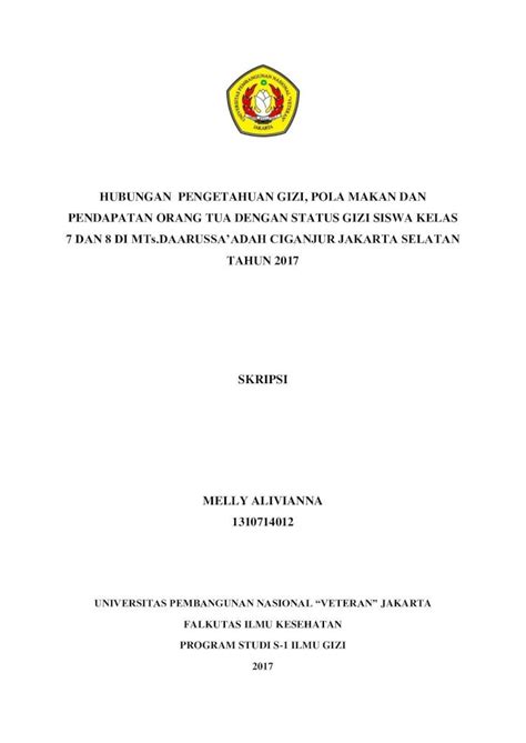 Pdf Tahun Skripsi Melly Alivianna Repository Upnvj Ac