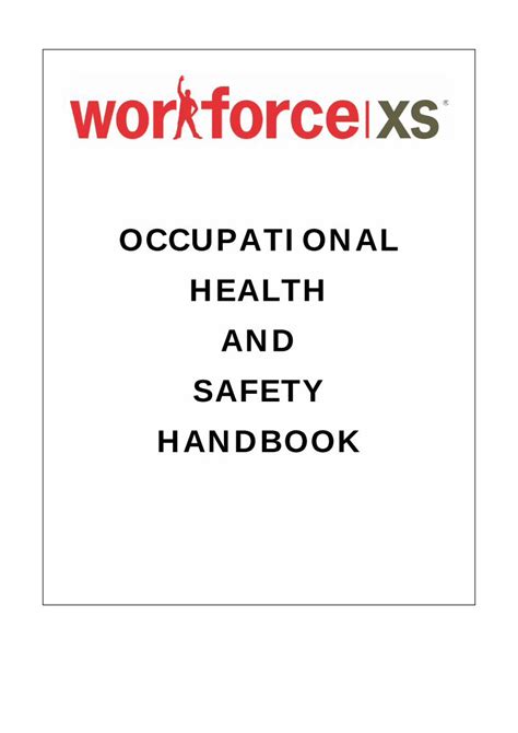 Pdf Occupational Health And Safety Handbook Auwp Content