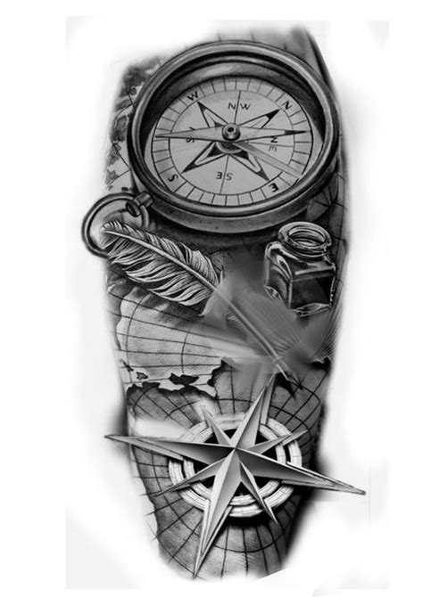 Pin By Blanca Robbins On Marble Tattoo In 2024 Compass Tattoo Design Compass And Map Tattoo