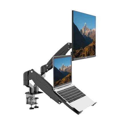 Soporte para Doble Monitor y Notebook con Neumático 10 32 uso