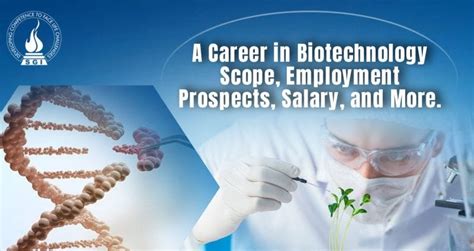 A Career In Biotechnology Scope Salary And More — Biotechnology Courses
