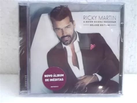 Ricky Martin A Quien Quiera Escuchar Cd Original Lacrado Mercadolivre