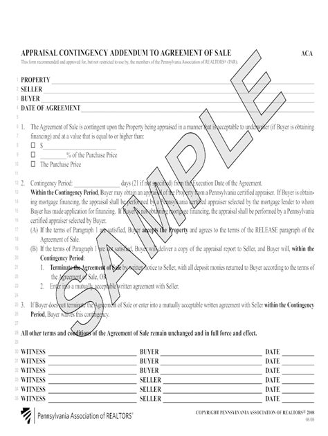 Appraisal Contingency Addendum Fill Out Sign Online Dochub