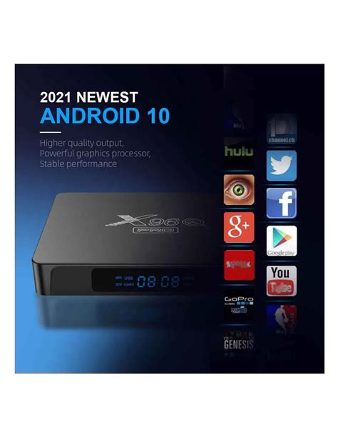 Box Android 10 X96Q PRO Allwinner H313 1GB 8GB Quad Core 4K 5G Wifi