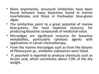 Marine Bioactive Compounds Ppt