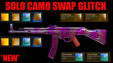 NEW SOLO CAMO SWAP GLITCH WARZONE WARZONE CAMO GLITCH WARZONE