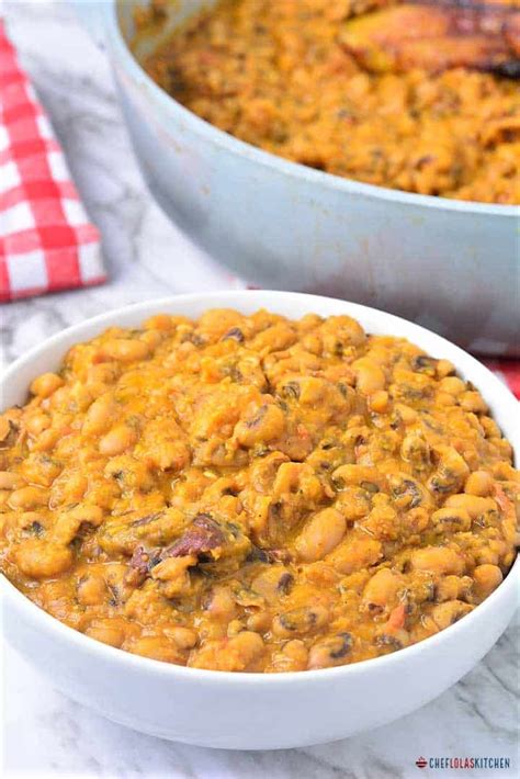 Ewa Riro Stewed Beans Nigerian Recipe Chef Lola S Kitchen