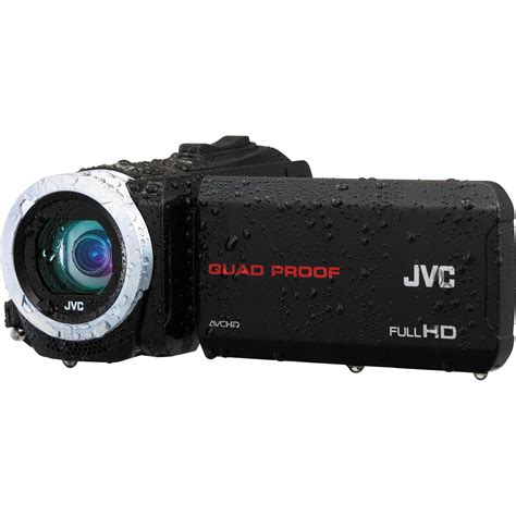 Jvc Gz R70 Quad Proof Hd Camcorder Black Gz R70bus Bandh Photo