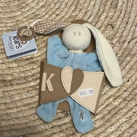 Kuscheltier Lappen Blaue Kaninchen Keptin Jr