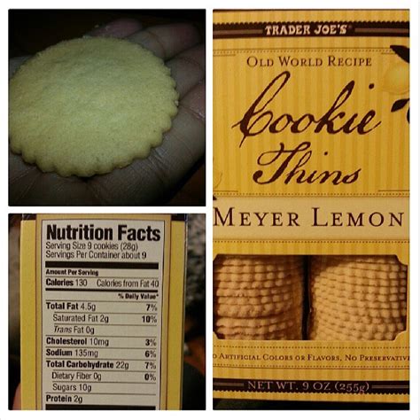 Shannon S Lightening The Load Trader Joes Cookie Thins Meyer Lemon