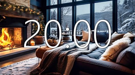 20 Minute Timer Cozy Winter Ambience Fireplace Music And Alarm 🎵⏰