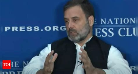 Rahul Gandhi In Us Live Indian Overseas Congress Denounces Allegations