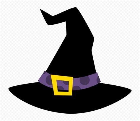 Hd Halloween Witch Hat Vector Clipart Cartoon Png Citypng