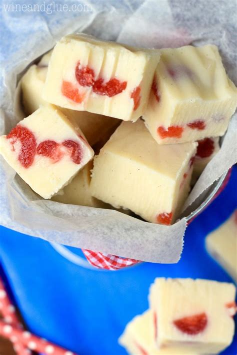 This Cherry Vanilla Bean Fudge Is Easy To Make And Just Five