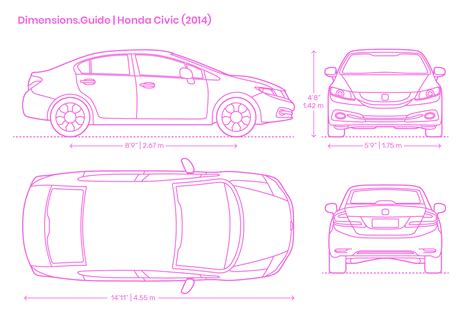 Honda Civic Length And Width In Feet