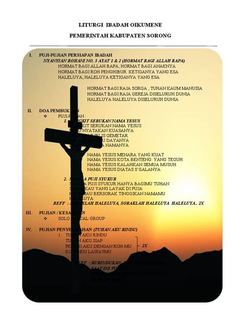 liturgi ibadah oikumene edit