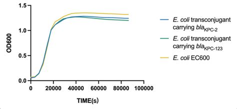 Growth Curve Of E Coli And The Transconjugants Carrying The Bla Kpc Download Scientific