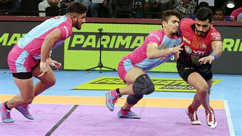 Jaipur Pink Panthers Vs Bengaluru Bulls In Match 93 Of Pro Kabaddi