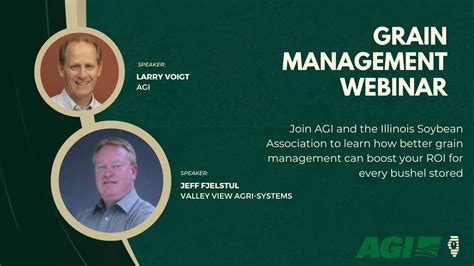 Grain Management With AGI Webinar YouTube