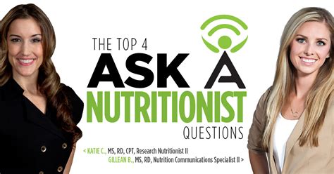 The Top Four Ask A Nutritionist Questions Isagenix Health