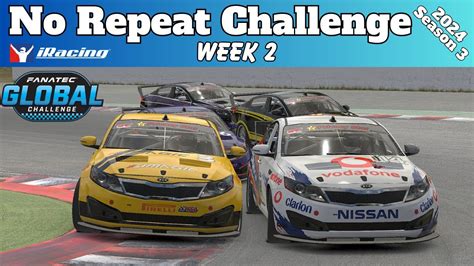 Iracing No Repeat Challenge Week Global Fanatec Challenge Spa Kia