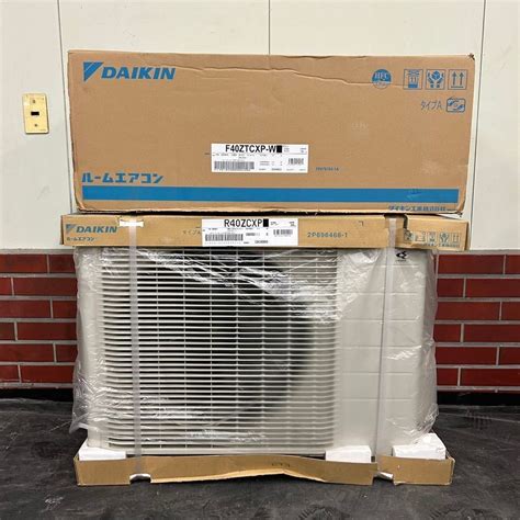 【未使用に近い】daikin ダイキン エアコン 14畳 Cxシリーズ 室内機 室外機 200v 40kw 未使用 ルームエアコン 自動掃除