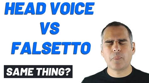 Falsetto Vs Head Voice Learn How To Sing Youtube