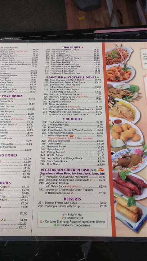 Menu At Golden Dragon Take Away Fast Food Oakham