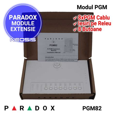 Modul PARADOX PGM82 8 Iesiri Programabile Neosis Ro