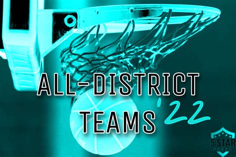 2021 22 All District Basketball Teams Five Star Preps