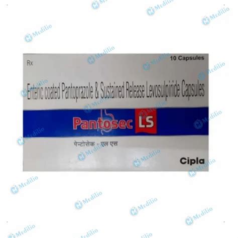 PANTOPRAZOLE SODIUM 40 MG LEVOSULPIRIDE 75 MG At Rs 43 68 Stripe