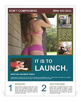 Pink Lingerie Flyer Template Design ID SmileTemplates