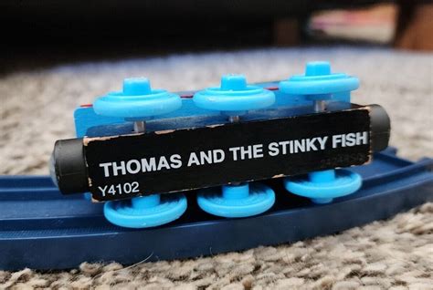 Thomas & Friends Wooden Railway Thomas and the Stinky Fish Train Engine Tank - Action Figures