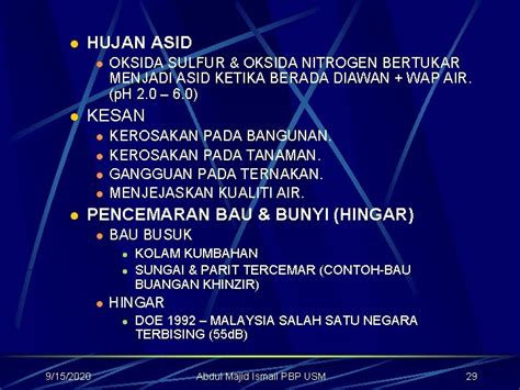 Kesan Hujan Asid Pada Alam Sekitar : Pendidikan alam sekitar mula ...