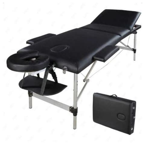 Portable Fold 3 Section Aluminum Spa Massage Table Solon Bed China Portable Massage Bed And