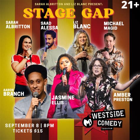 Stage Gap Stand Up Comedy Westside Comedy