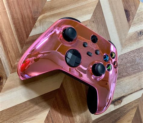 Xbox Series Xs Custom Chrome Pink Controller Etsy