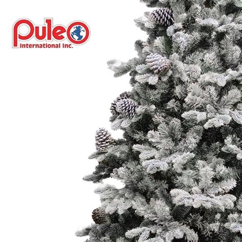 4ft Slim Snowy Yukon Pine Puleo Christmas Tree Artificial Christmas