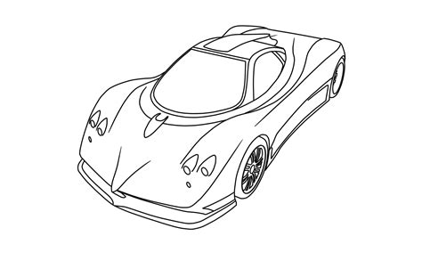 Pagani Coloring Pages - Coloring Home