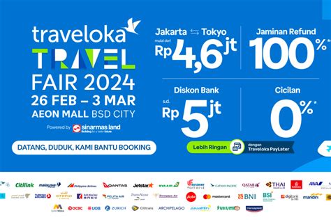 Traveloka Travel Fair Tawarkan Segudang Promo Untuk Liburan