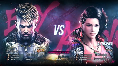 Eddy Gordo Vs Azucena Steve Reina Tekken Online Ranked