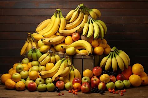 Premium Photo A Banana Themed Art Installation Or Sculpture