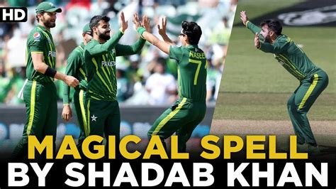 Magical Spell By Shadab Khan Pakistan Vs New Zealand 1st Odi 2018