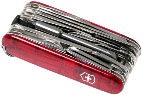 Victorinox Swisschamp Xlt Rojo Transparente Xlt Navaja Suiza