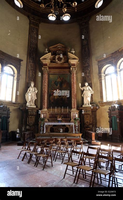 Altar At The Basilica Santa Maria Della Steccata Parma Italy Stock