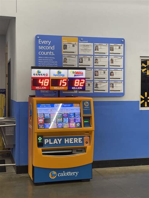 Walmart In My Home Town Has A New Ca Lotto Machine In Front Of The