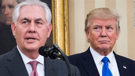 Tillerson Calls Trump Moron And Tensions Escalate Cnnpolitics